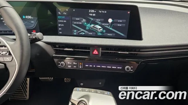 Kia EV6 2024 Синий из Кореи, фото 6