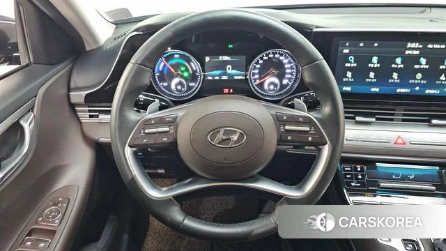 Hyundai The New Grandeur IG Hybrid 2020 Синий из Кореи, фото 6