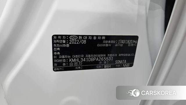 Hyundai Sonata (DN8) id 4292974 из Кореи 7