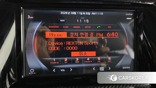 Ssangyong Rexton Sports id 4689453 из Кореи 7