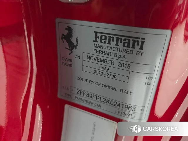 Ferrari Portofino id 4577164 из Кореи 7