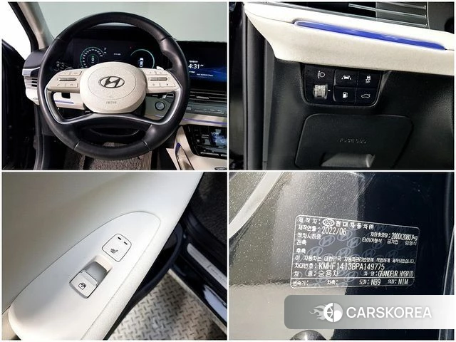 Hyundai The New Grandeur IG Hybrid id 4641284 из Кореи 7