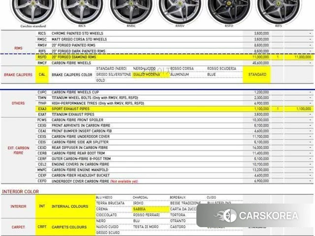 Ferrari F8 Spider id 4303169 из Кореи 7