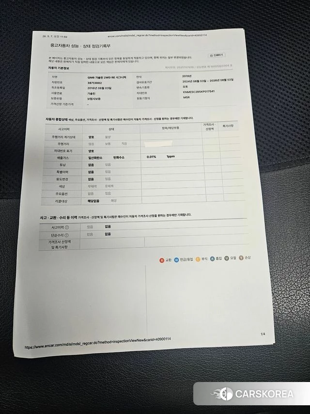 Renault Korea (Samsung) QM6 id 4286006 из Кореи 8