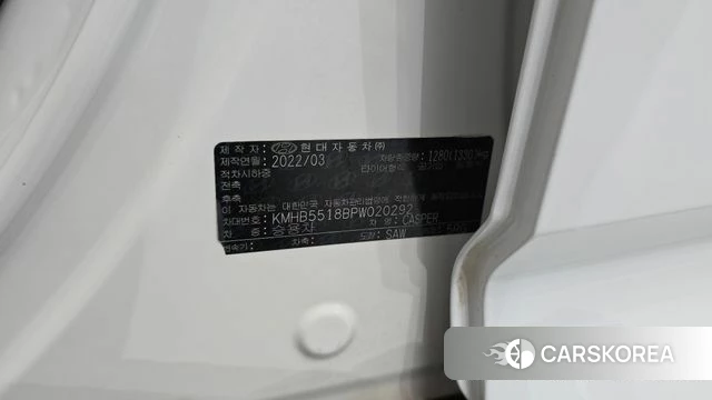 Hyundai Casper id 4922632 из Кореи 8