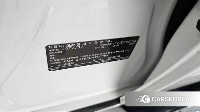 Hyundai Sonata (DN8) id 4469620 из Кореи 8
