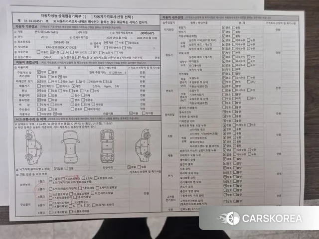 Hyundai Santa Fe TM id 3714132 из Кореи 9
