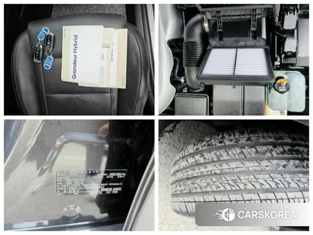 Hyundai Grandeur IG Hybrid id 4610003 из Кореи 9