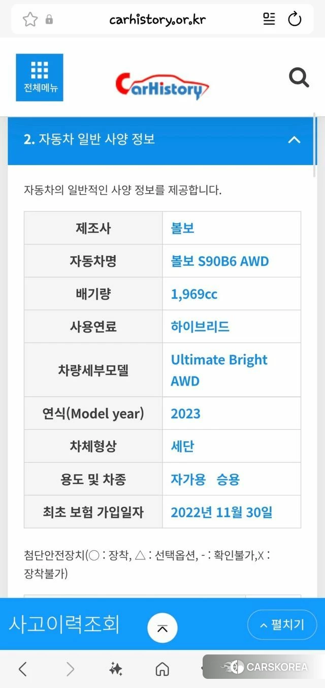 Volvo S90 id 3922691 из Кореи 9