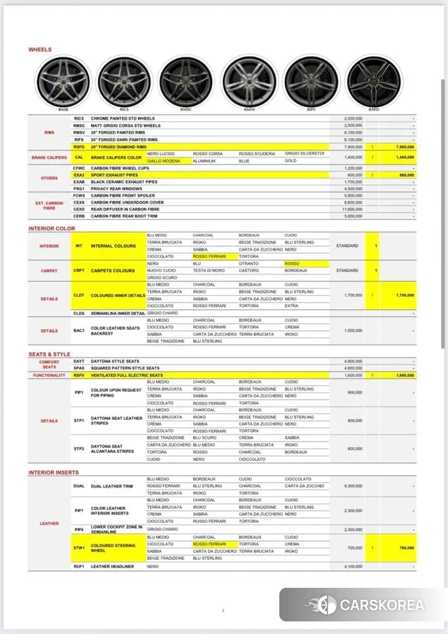 Ferrari Rome id 3415854 из Кореи 9