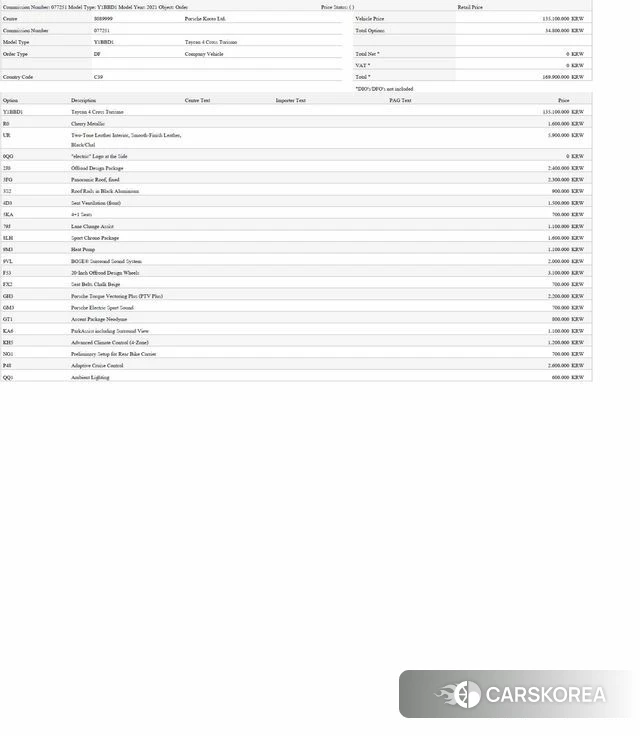 Porsche Taycan id 4585981 из Кореи 9