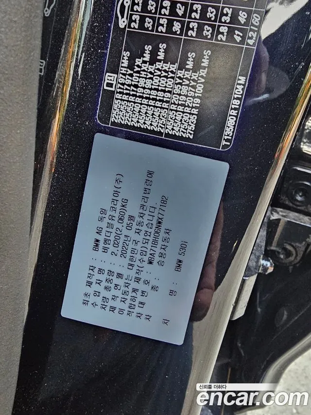 BMW 5 Series (G30) id 2714449 из Кореи 9