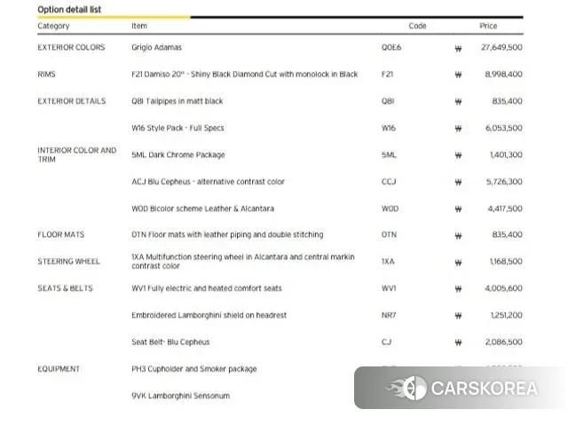 Lamborghini Huracan id 3088030 из Кореи 9