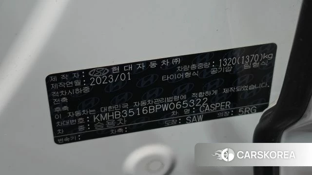 Hyundai Casper id 4935550 из Кореи 9