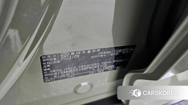 Hyundai Casper id 4475378 из Кореи 9