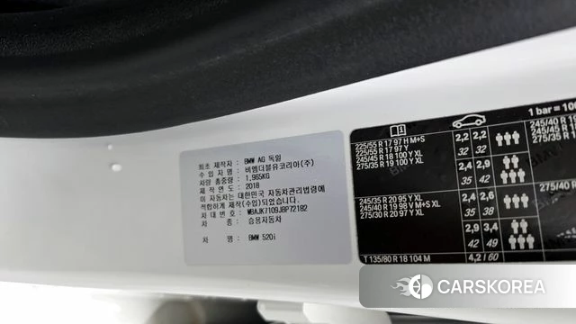 BMW 5 Series (G30) id 3899672 из Кореи 9