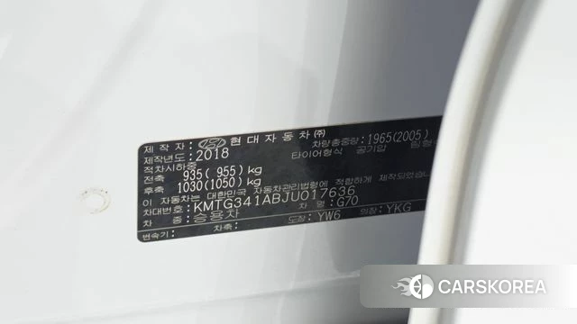 Genesis G70 id 4751325 из Кореи 9