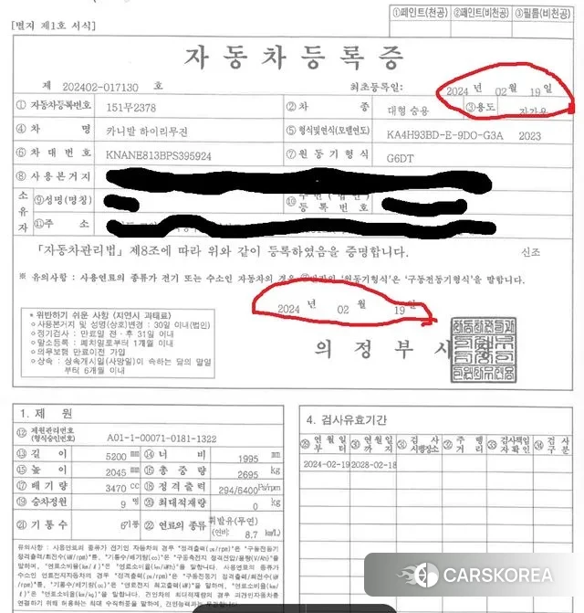 Kia Carnival 4th generation id 2883936 из Кореи 10