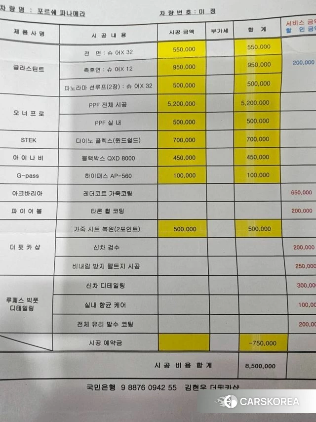 Porsche Panamera (971) id 4201755 из Кореи 10