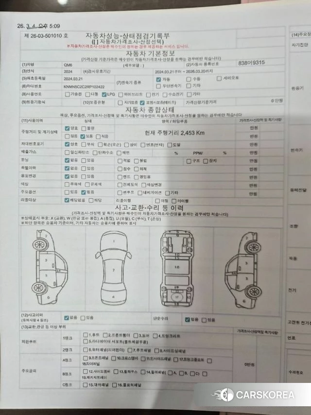 Renault Korea (Samsung) The New QM6 id 3858559 из Кореи 10