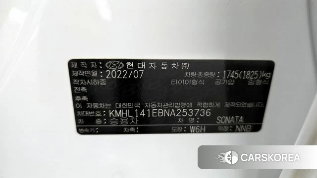 Hyundai Sonata (DN8) id 4292993 из Кореи 10