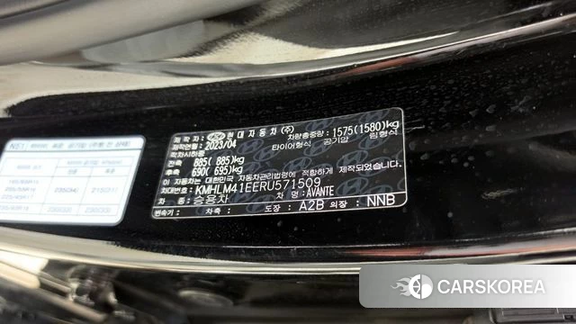 Hyundai The New Avante (CN7) id 4408680 из Кореи 10