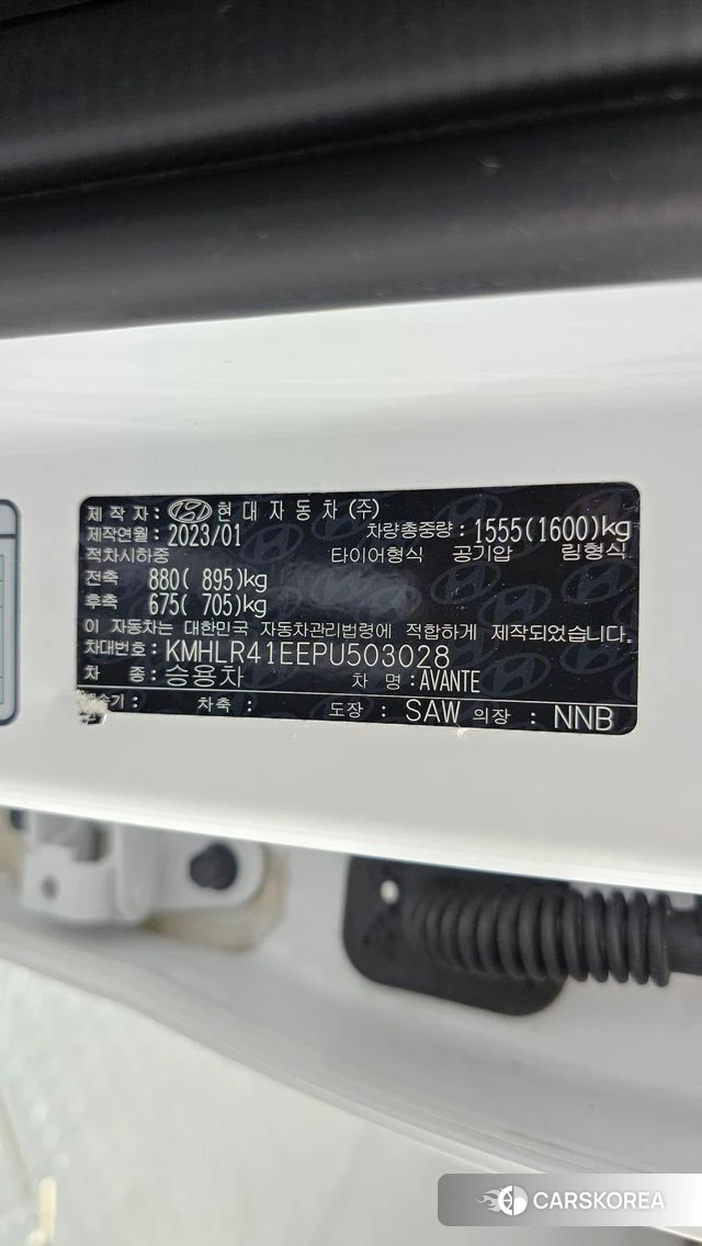 Hyundai Avante (CN7) id 4613308 из Кореи 10
