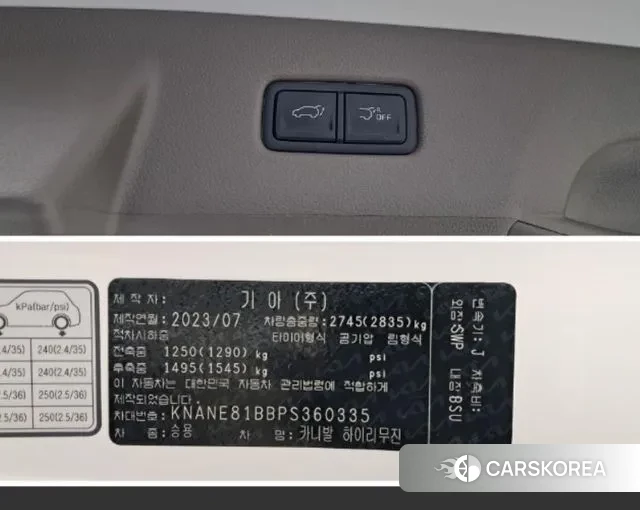 Kia The New Carnival 4th Generation id 3696382 из Кореи 10