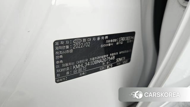 Hyundai Sonata (DN8) id 4303506 из Кореи 10