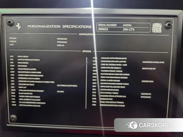 Ferrari 296 GTS id 3087848 из Кореи 10