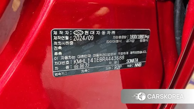 Hyundai Sonata D Edge (DN8) id 4400482 из Кореи 11