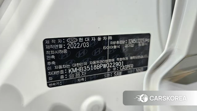 Hyundai Casper id 4415513 из Кореи 11