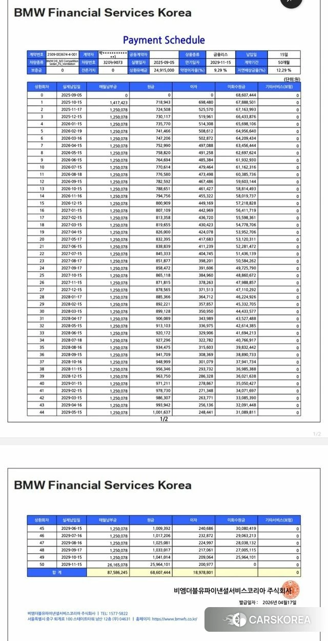BMW M3 (G80) id 3965106 из Кореи 11