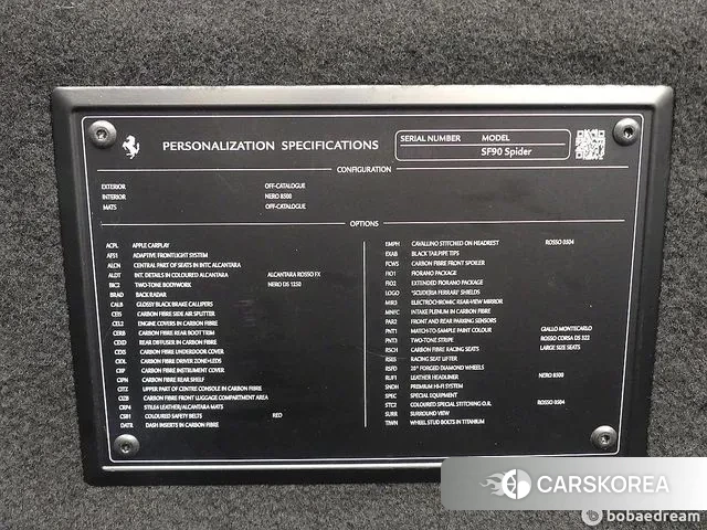 Ferrari SF90 Spider id 3212997 из Кореи 11