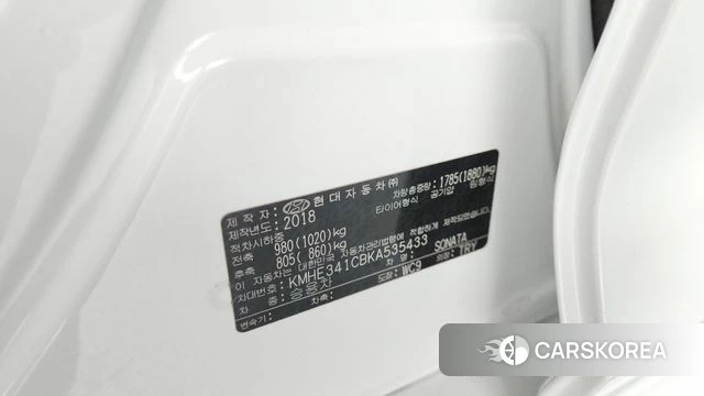 Hyundai Sonata New Rise id 4310780 из Кореи 11