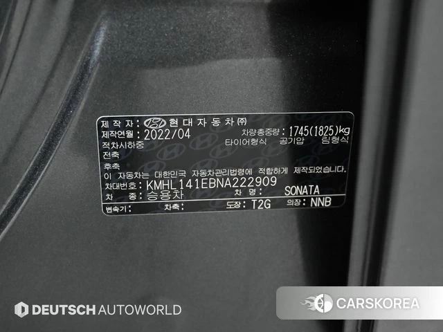 Hyundai Sonata Hybrid (DN8) id 3915468 из Кореи 11