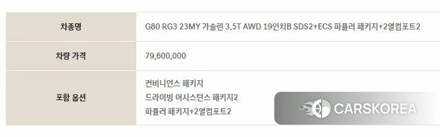 Genesis G80 (RG3) id 4366283 из Кореи 11