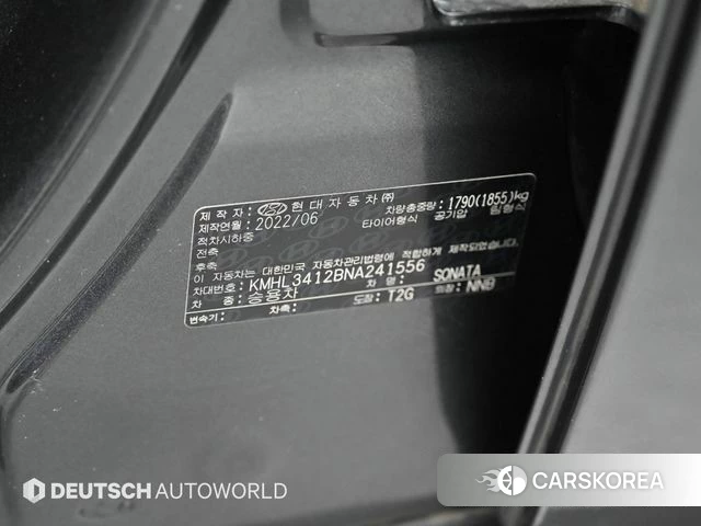 Hyundai Sonata (DN8) id 3826896 из Кореи 11