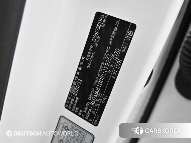 Genesis GV70 id 3792843 из Кореи 11