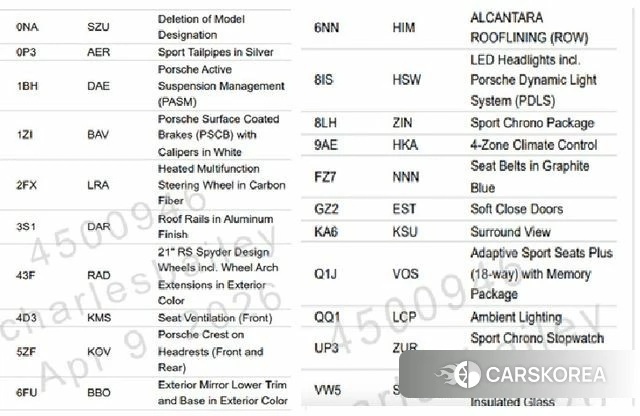 Porsche Cayenne (PO536) id 3942127 из Кореи 11