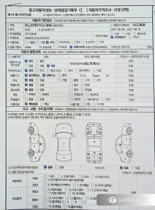 Renault Korea (Samsung) The New QM6 id 3593120 из Кореи 11