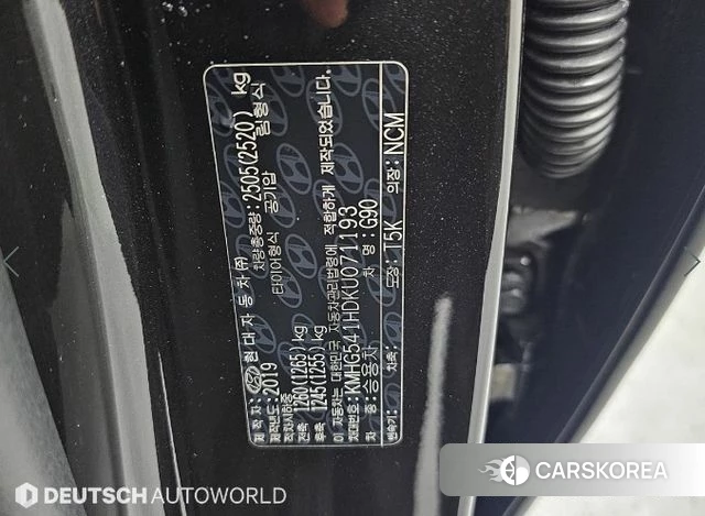 Genesis G90 id 3889387 из Кореи 11