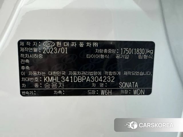 Hyundai Sonata (DN8) id 3877339 из Кореи 11