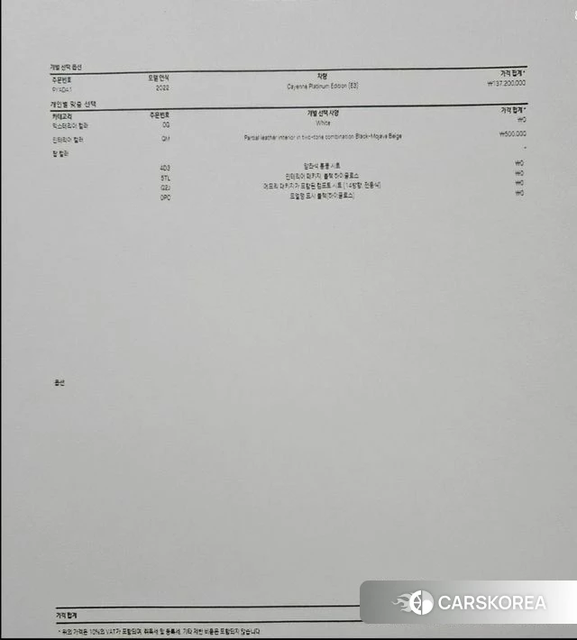 Porsche Cayenne (PO536) id 3839111 из Кореи 11