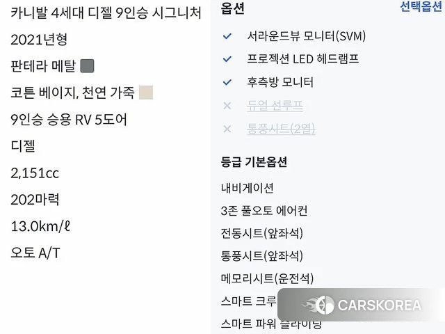 Kia Carnival 4th generation id 3965232 из Кореи 11