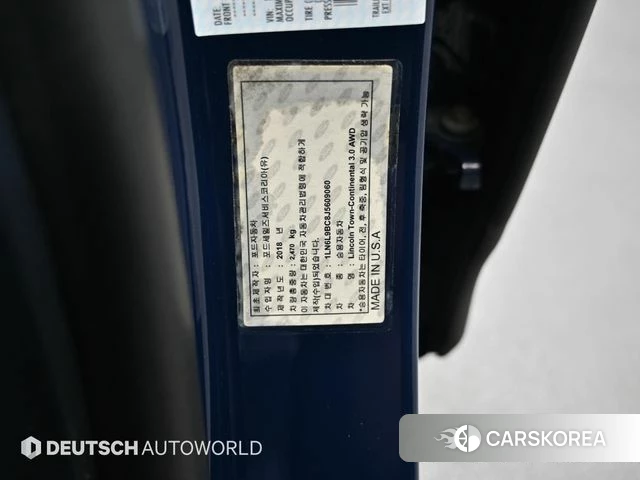Lincoln Continental 10th Generation id 4305034 из Кореи 11