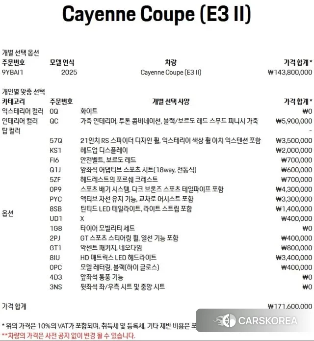 Porsche Cayenne (PO536) id 3580557 из Кореи 11