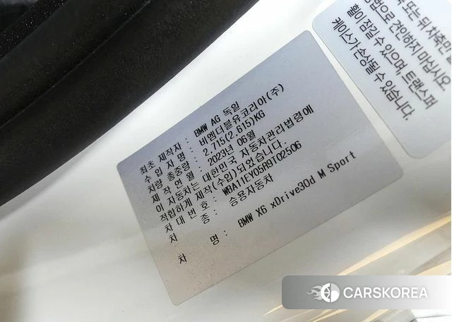 BMW X6 (G06) id 3897118 из Кореи 11