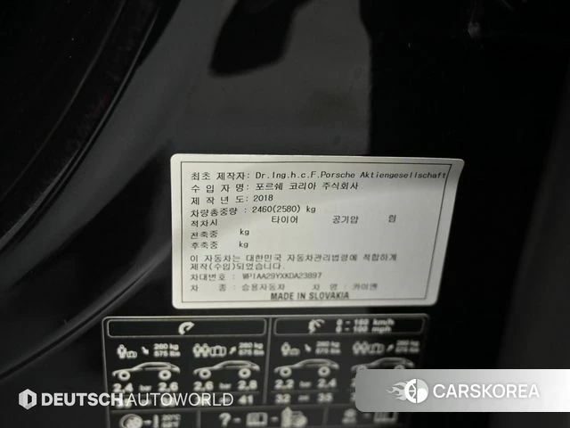 Porsche Cayenne (PO536) id 4325533 из Кореи 11