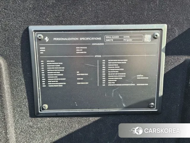 Ferrari F8 Spider id 3697507 из Кореи 11